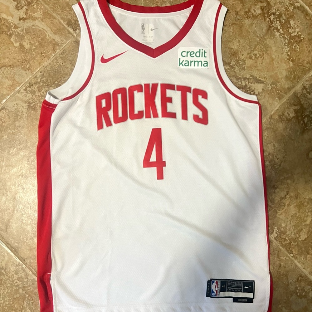 Nike Rockets White and Red Jersey.